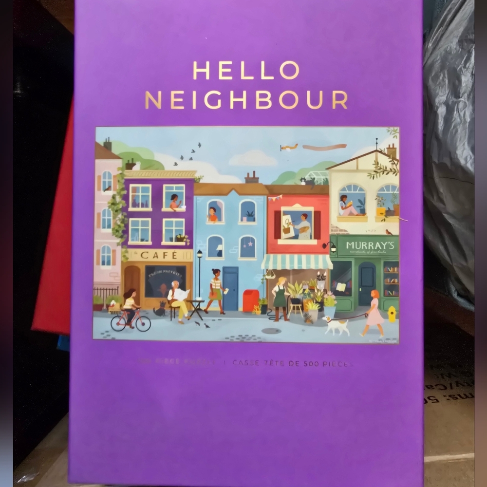 Hello Neighbour 500-Piece Jigsaw Puzzle - Purple